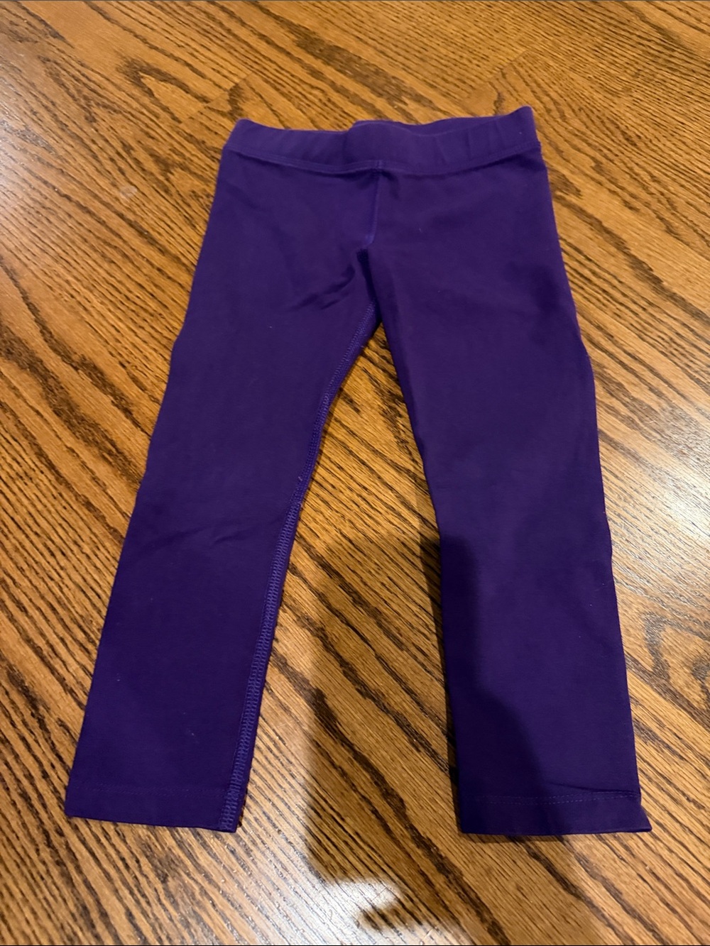 Primary Purple Girls' Stretch Leggings
